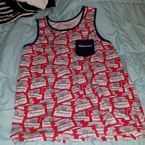 Mens Large Budweiser Tank